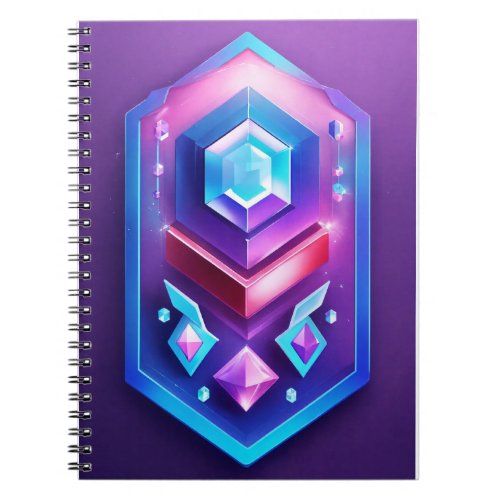  Mystical Crystal Cluster Notebook