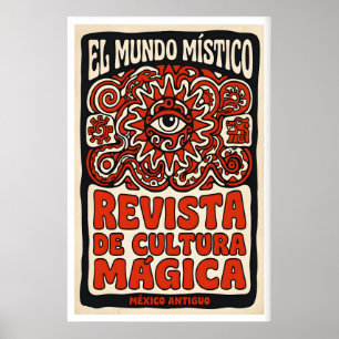 Mystical Culture Art Print, Spanish Typography Poster