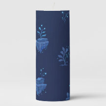 Mystical Cyberpunk Botanical Elements in Midnight