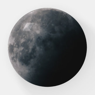Mystical Dark Moon, Space Themed Paperweight