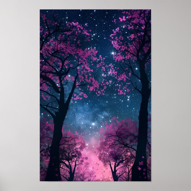 Mystical Dark Silhouette Mobile Wallpaper Poster (Front)