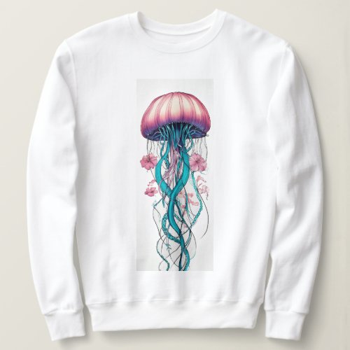 Mystical Depths Collection Graceful Jellyfish Sweatshirt