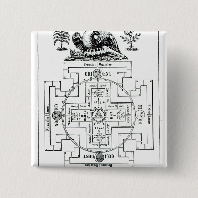 Mystical diagram of Solomon's Button (Front)
