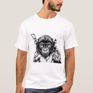 Mystical Douroucouli Night Sky T-Shirt