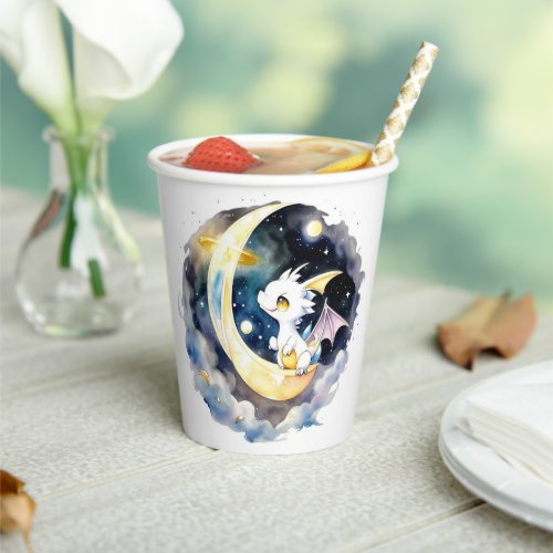 Mystical Dragon Baby Shower Paper Cups