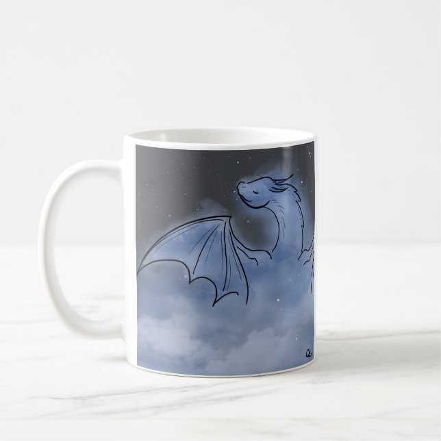 Mystical Dragon Coffee Mug (Left)