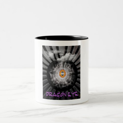 Mystical Dragon Eye Two_Tone Coffee Mug