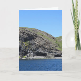 Mystical Dragon Rock Cliffs Skye Surreal Landscape Card