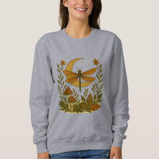 Mystical Dragonfly Moon Shirt – Celestial Woodland
