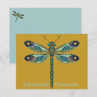Mystical Dragonfly Note Card
