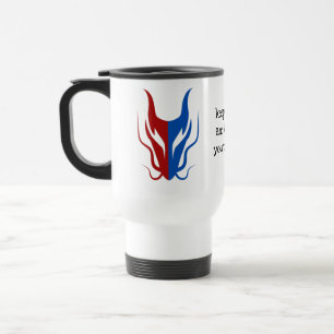 Mystical Dragoon Fantasy Warrior Travel Mug