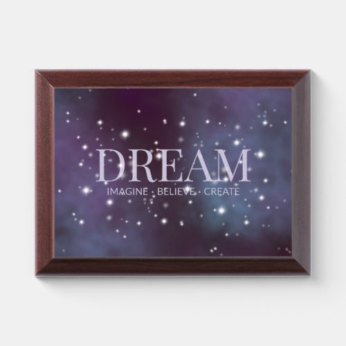 Mystical Dream Dusty Violet Award Plaque
