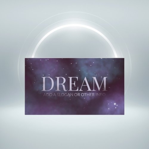 Mystical Dream Dusty Violet Business Card