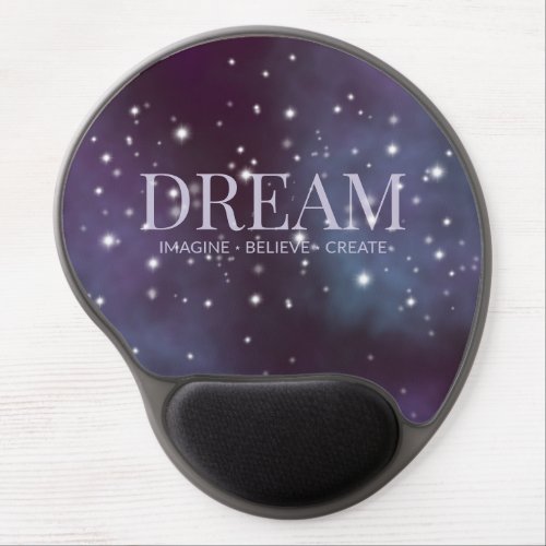 Mystical Dream Dusty Violet Gel Mouse Pad