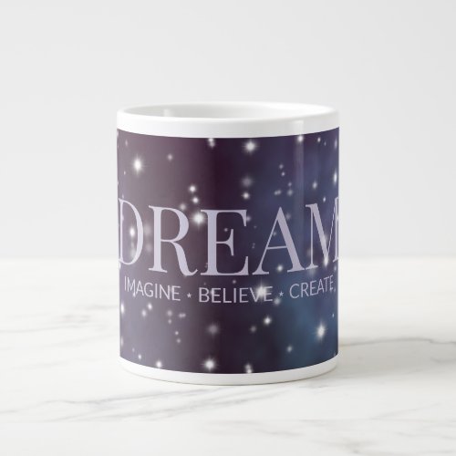 Mystical Dream Dusty Violet Giant Coffee Mug