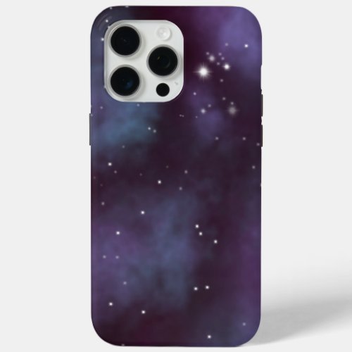 Mystical Dusty Violet Galaxy iPhone 15 Pro Max Case