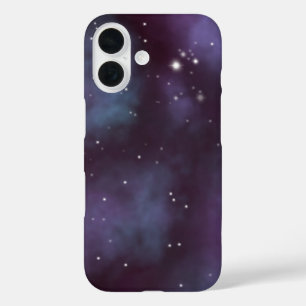 Mystical Dusty Violet Galaxy iPhone 16 Case