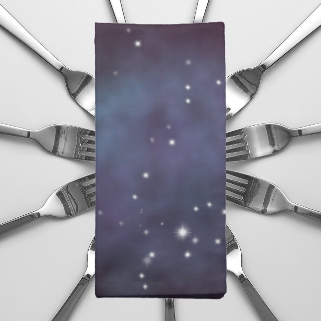 Mystical Dusty Violet Galaxy Cloth Napkin (Creator Uploaded)