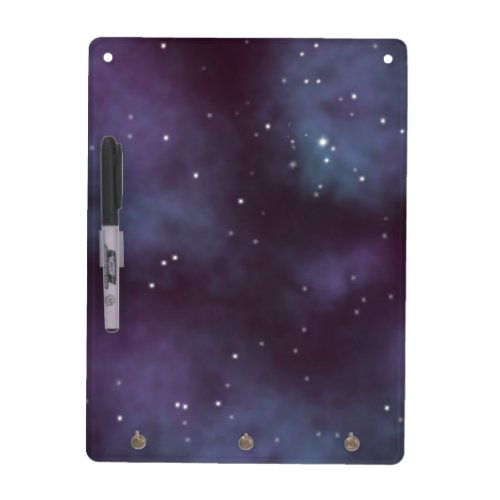 Mystical Dusty Violet Galaxy Dry Erase Board