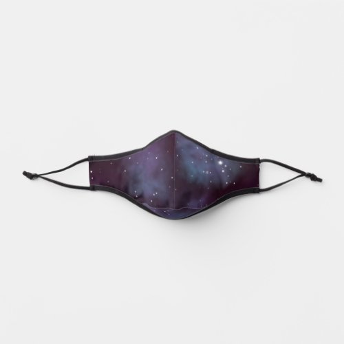 Mystical Dusty Violet Galaxy Premium Face Mask