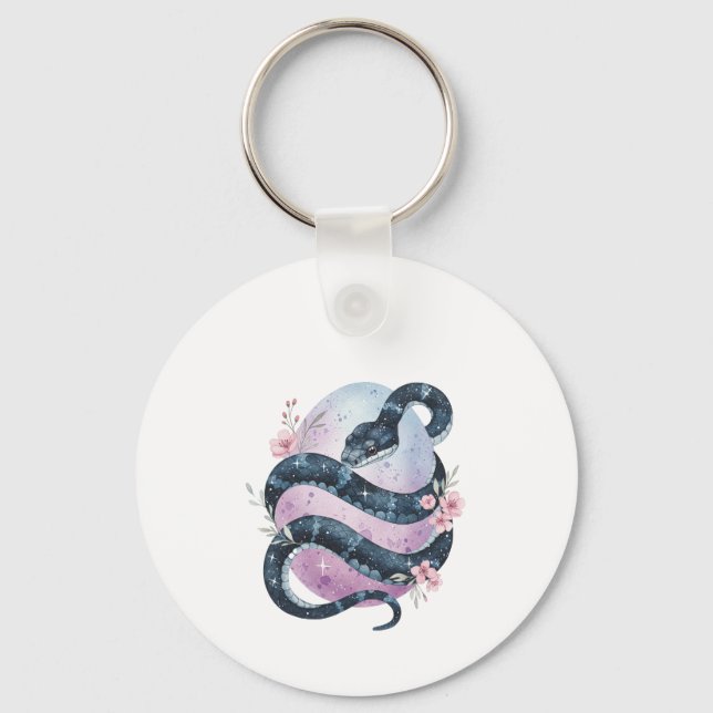 Mystical  Easter snake Keychain (Front)