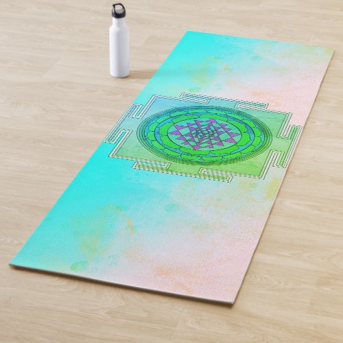 Mystical Enchanting Yantra Symbol Yoga Mat