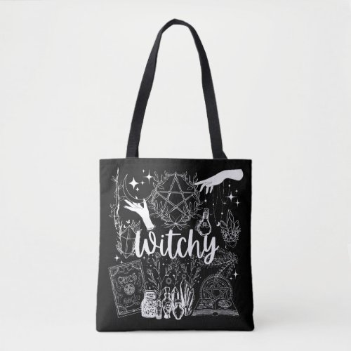 Mystical Enchantment Witchy Design Delight Tote Bag