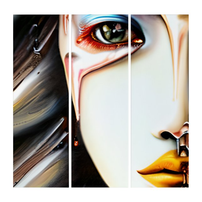 Mystical Ethereal Beautiful Women   Triptych (Front)