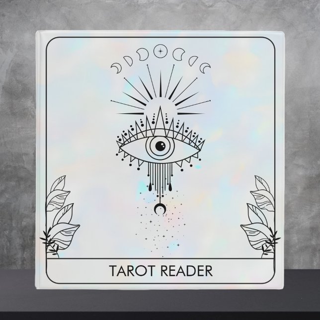 Mystical Evil Eye Celestial Tarot Holographic  3 Ring Binder (Mystical Evil Eye Celestial Tarot Holographic 3 Ring Binder)