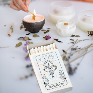 Mystical Evil Eye Celestial Tarot Holographic Matchboxes