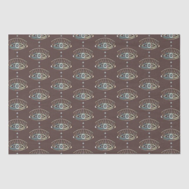 Mystical Eye Magical Boho Colorful Pastel Gift   Tissue Paper (Front)