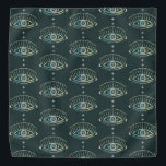 Mystical Eye Magical Boho Colorful Pastel Rainbow Bandana<br><div class="desc">This hand made pattern makes an awesome hiking bandana. Check out my shop for more or let me know if you'd like something custom!</div>