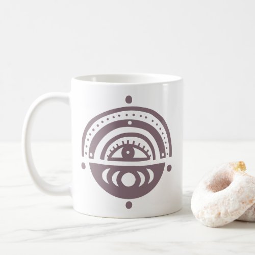 Mystical Eye Moons Rainbow Magical Boho Coffee Mug