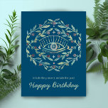 Mystical Eye Roses Inspirational Happy Birthday  Postcard<br><div class="desc">Text on the front of this birthday postcard reads "inhale the present, exhale the past Happy Birthday". Edit or delete the text if you like or leave it as is! Blank on the back side for your handwritten message or add your own text. FULLY CUSTOMIZABLE! Click on “Personalize” above to...</div>