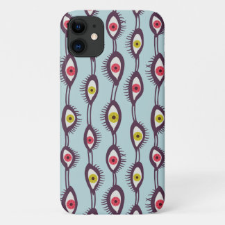 Mystical Eyes Pattern - Psychedelic Trippy Design iPhone 11 Case