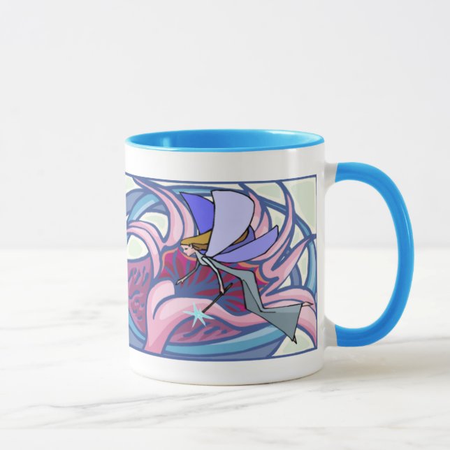 Mystical Fairy With Flower Mug (Right)