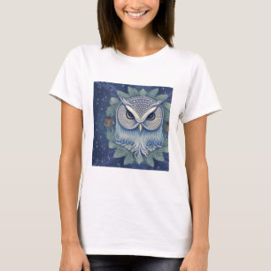 Mystical Fantasy Forest Owl T-Shirt