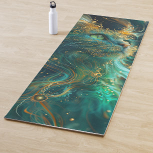 Mystical Feline Yoga Mat