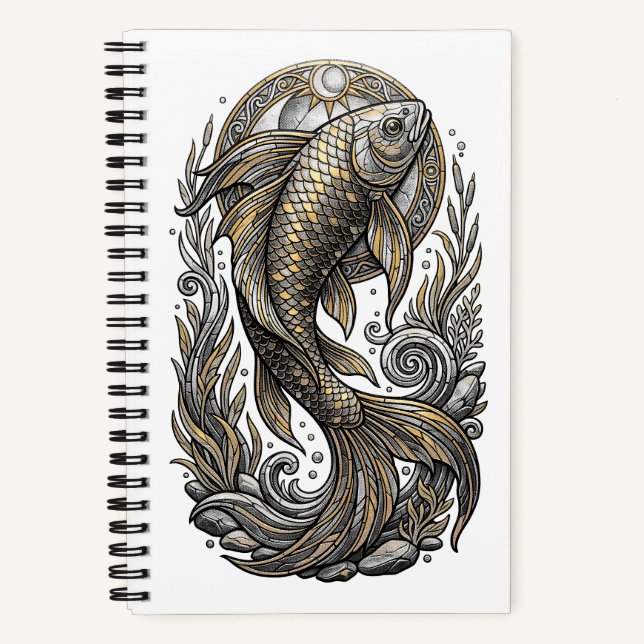 Mystical Fish Notebook (Front)