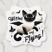 Mystical Flight: Siamese in halloween Night