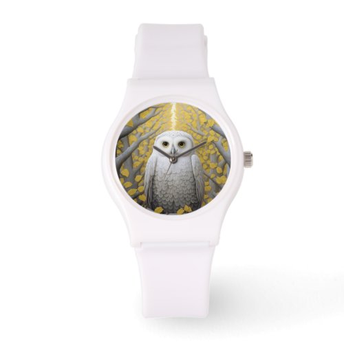 Mystical Flight The White Owls Enchanted Journey Watch