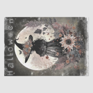 Mystical Floral Witch Tissue Paper