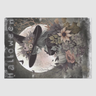 Mystical Floral Witch Tissue Paper