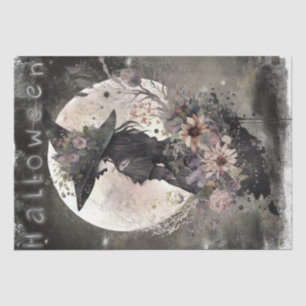 Mystical Floral Witch Tissue Paper