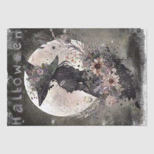 Mystical Floral Witch Tissue Paper