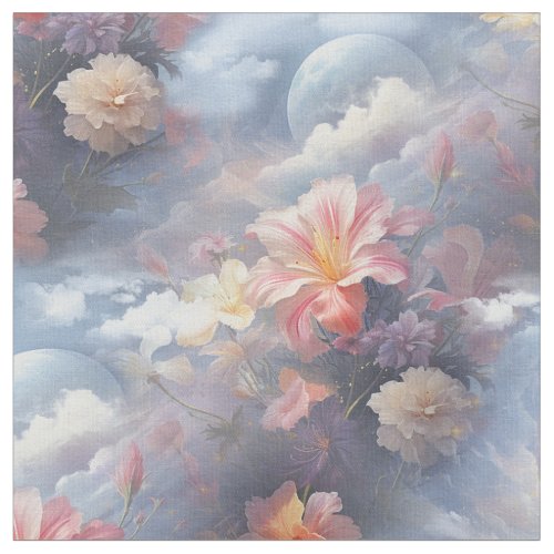 Mystical Flowers of the Supernatural Realm  Fabric