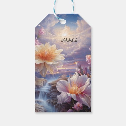 Mystical Flowers of the Supernatural Realm  Gift Tags