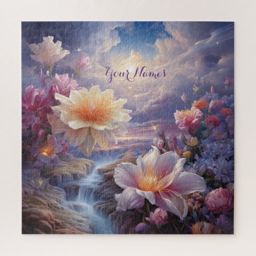 Mystical Flowers of the Supernatural Realm  Jigsaw Puzzle