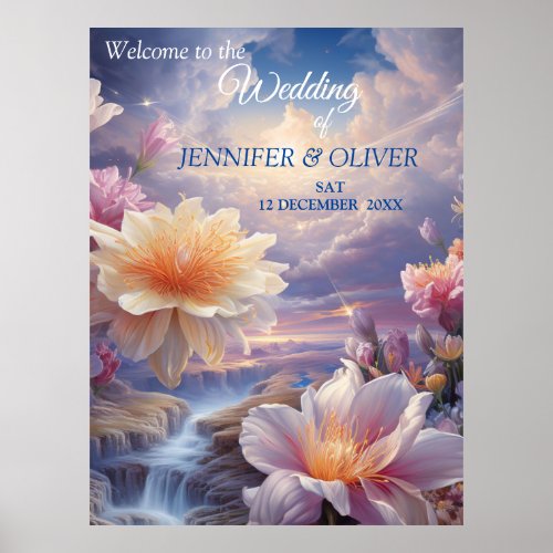 Mystical Flowers of the Supernatural Realm  Poster