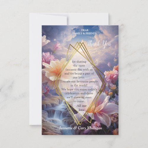 Mystical Flowers of the Supernatural Realm  RSVP Card